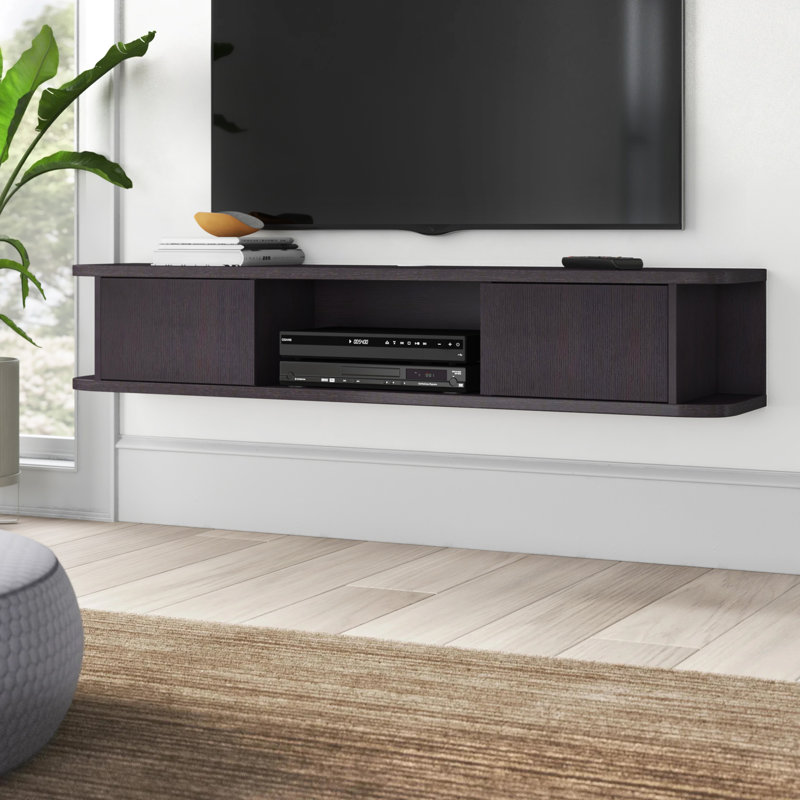 Wrought Studio Keim Solid Wood Floating TV Stand for TVs up to 70